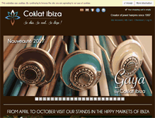 Tablet Screenshot of coklat-ibiza.com